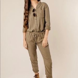Bohme army green jumpsuit